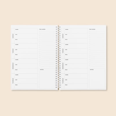 Weekly Meal Planner 3.0 Spread